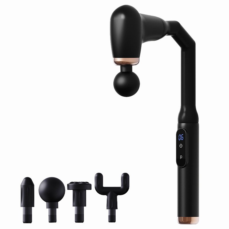 1 Curved Head Electric Fascia Gun BX940 – Multi-Functional Massager for Neck, Waist, Back & Legs - Image 1