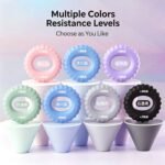 Dual-Intensity Silicone Grip Ring – Hand and Arm Strength Trainer, Five-Finger Rehabilitation, Flexible Training - Image 4