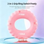 Dual-Intensity Silicone Grip Ring – Hand and Arm Strength Trainer, Five-Finger Rehabilitation, Flexible Training - Image 3