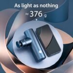 Mini Aluminum Alloy Fascia Gun 816 – Rechargeable Brushless Motor Massager - Image 4