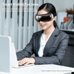 JA-E1 Smart Eye Massager with Visual Display, Non-Pressure Heating Eye Mask, Bluetooth Music, Eye Care Device - Image 4