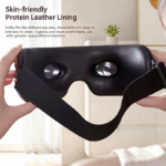 JA-E1 Smart Eye Massager with Visual Display, Non-Pressure Heating Eye Mask, Bluetooth Music, Eye Care Device - Image 3
