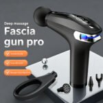 HB-005 Extended Handle Fascia Gun – LED Display, Deep Impact Massager with Detachable Handle - Image 3