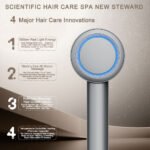 X 890 Ultrasonic Ion Vibration Hair Growth Comb – Red Light Meridian Massage, Liquid Atomization for Scalp Medication, Plastic Safe Design - Image 4
