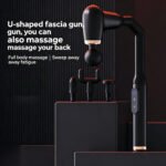 Curved Head Electric Fascia Gun BX940 – Multi-Functional Massager for Neck, Waist, Back & Legs - Image 2
