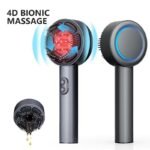 X 890 Ultrasonic Ion Vibration Hair Growth Comb – Red Light Meridian Massage, Liquid Atomization for Scalp Medication, Plastic Safe Design
