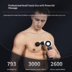 Foldable Rechargeable Massage Gun – Electric Deep Tissue Massager for Muscle Relaxation, Fitness & Sports - Image 4